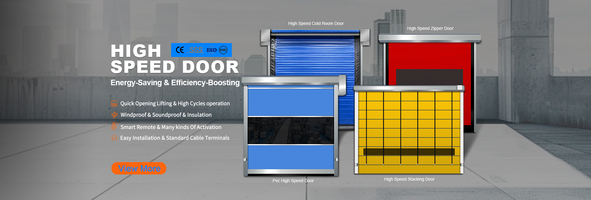 ποιότητας Βιομηχανική πόρτα υψηλής ταχύτητας εργοστάσιο