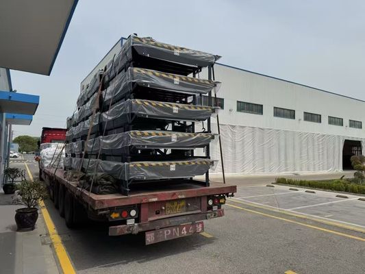 Γκρι Ηλεκτρικός Υδραυλικός Εξισορρόπησης Αποβάθρας από Πλάκα Ατσάλι