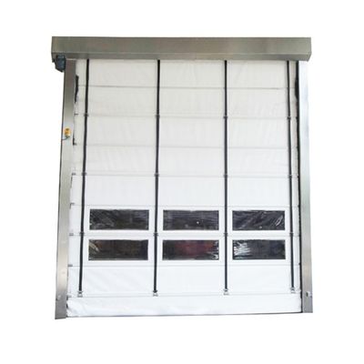 Εξωτερική διπλής πόρτας PVC, υψηλής ταχύτητας πόρτα κλείστρου για αποθήκη