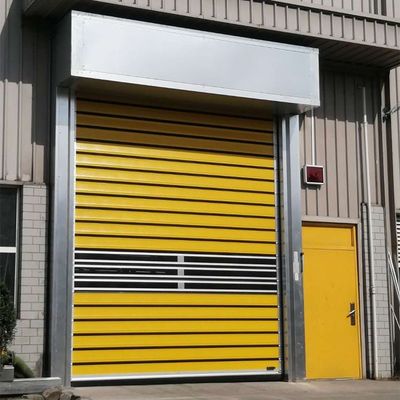 Υψηλής απόδοσης αυτόματες βιομηχανικές πόρτες κυλίνδρων από αλουμίνιο AC 220V
